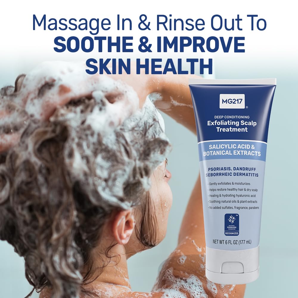 MG217 National Psoriasis Foundation seal on packaging