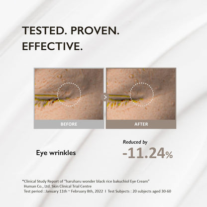 Haruharu Wonder anti aging skincare product being held in hand