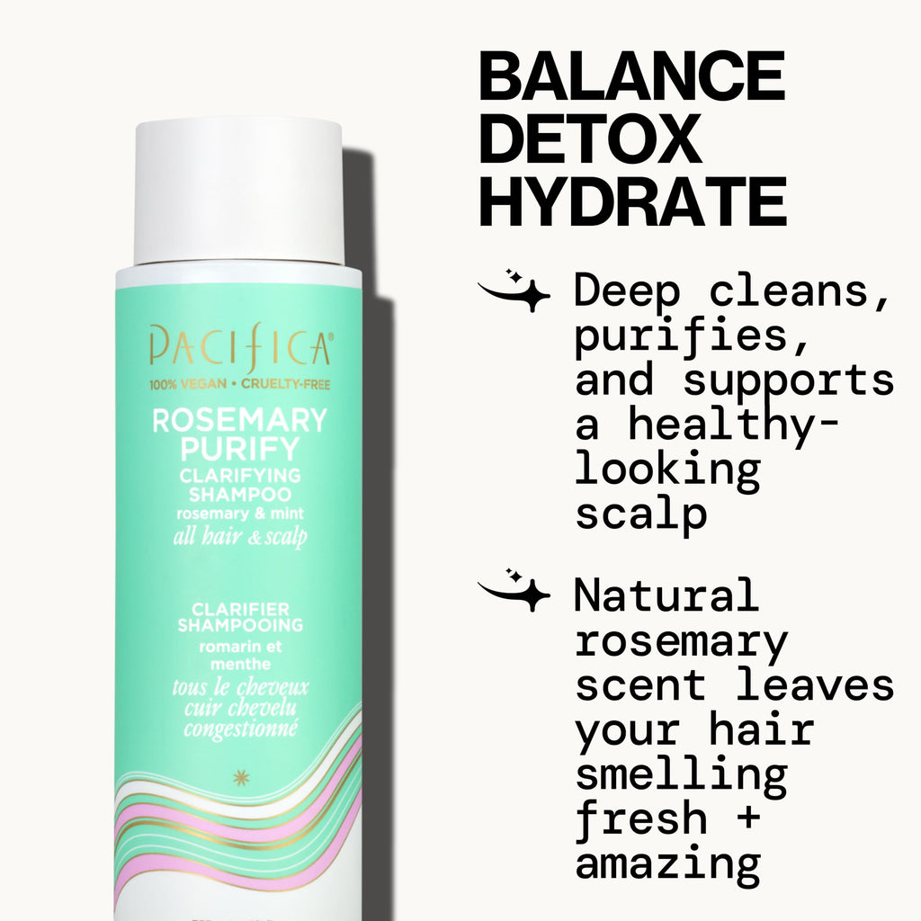 Rosemary purify hair care duo set packaging overview