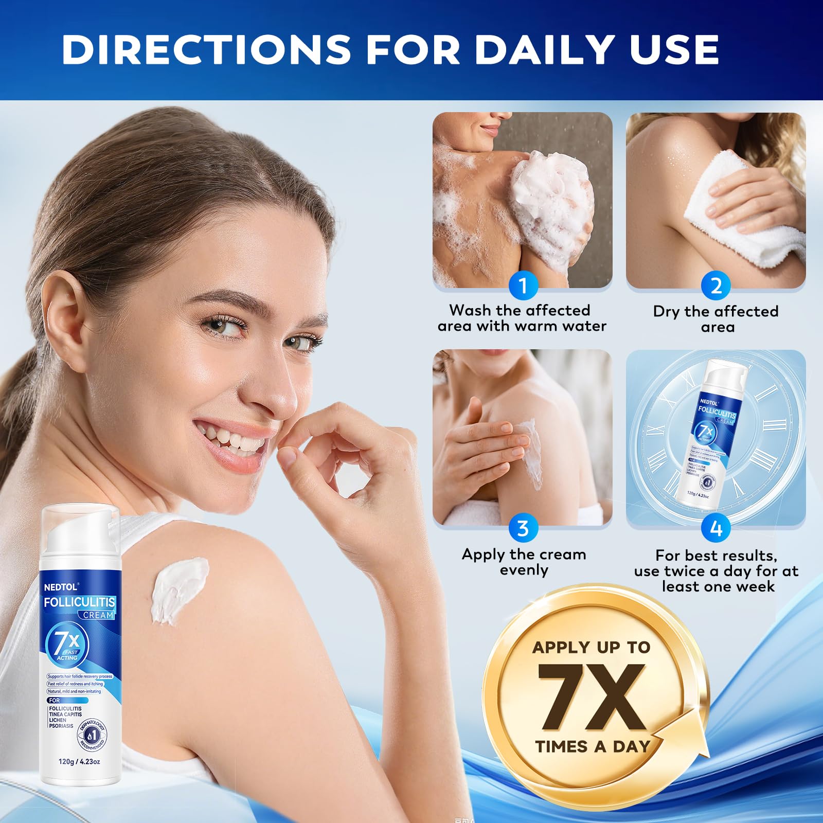 Texture and consistency of Nedtol antibacterial skin cream