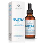 Advanced Trichology NutraM hair serum dropper cap and bottle close up