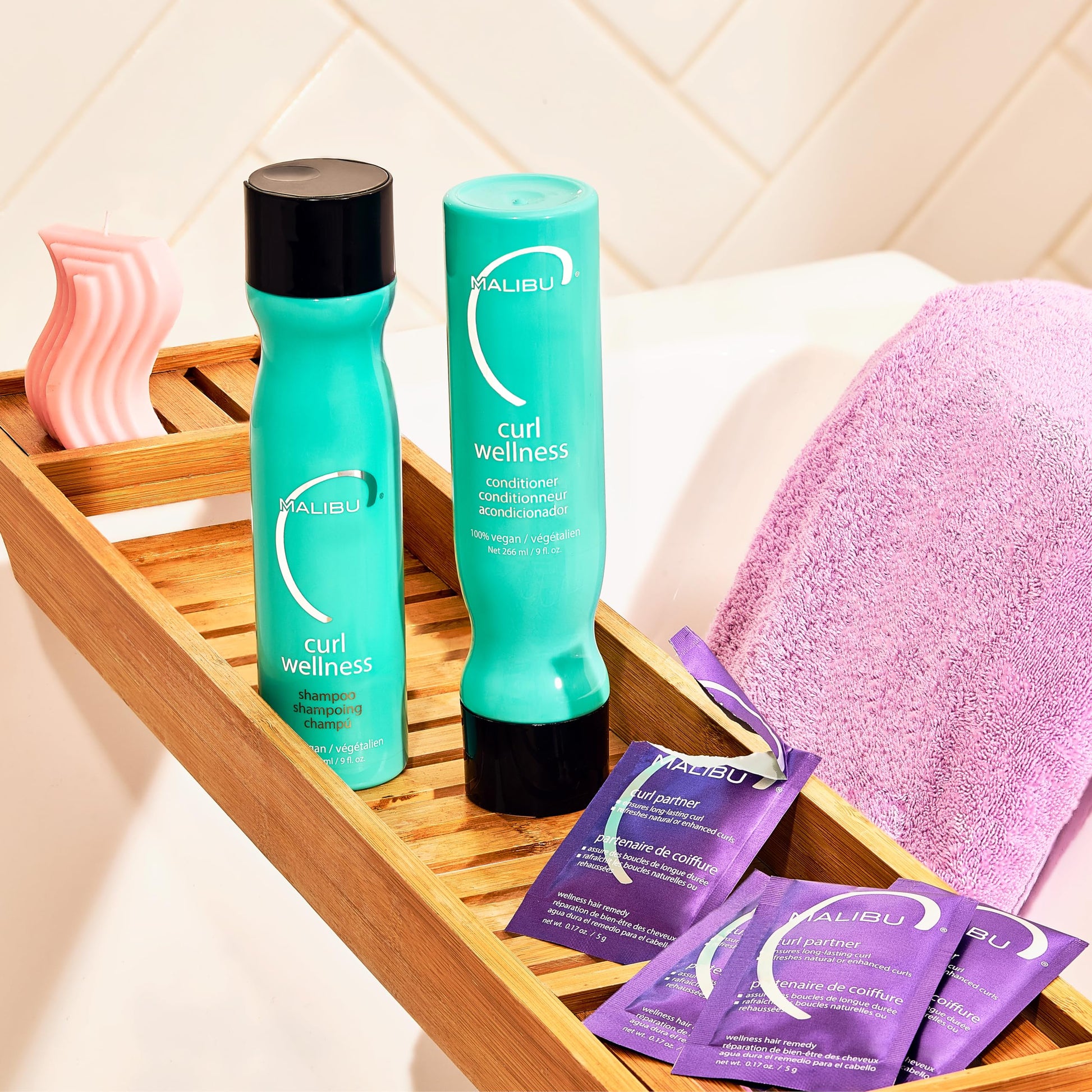 Malibu C Curl Partner packaging detail