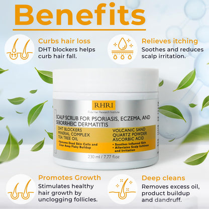 Rida Hair Research Institute Scalp Scrub for psoriasis and eczema relief