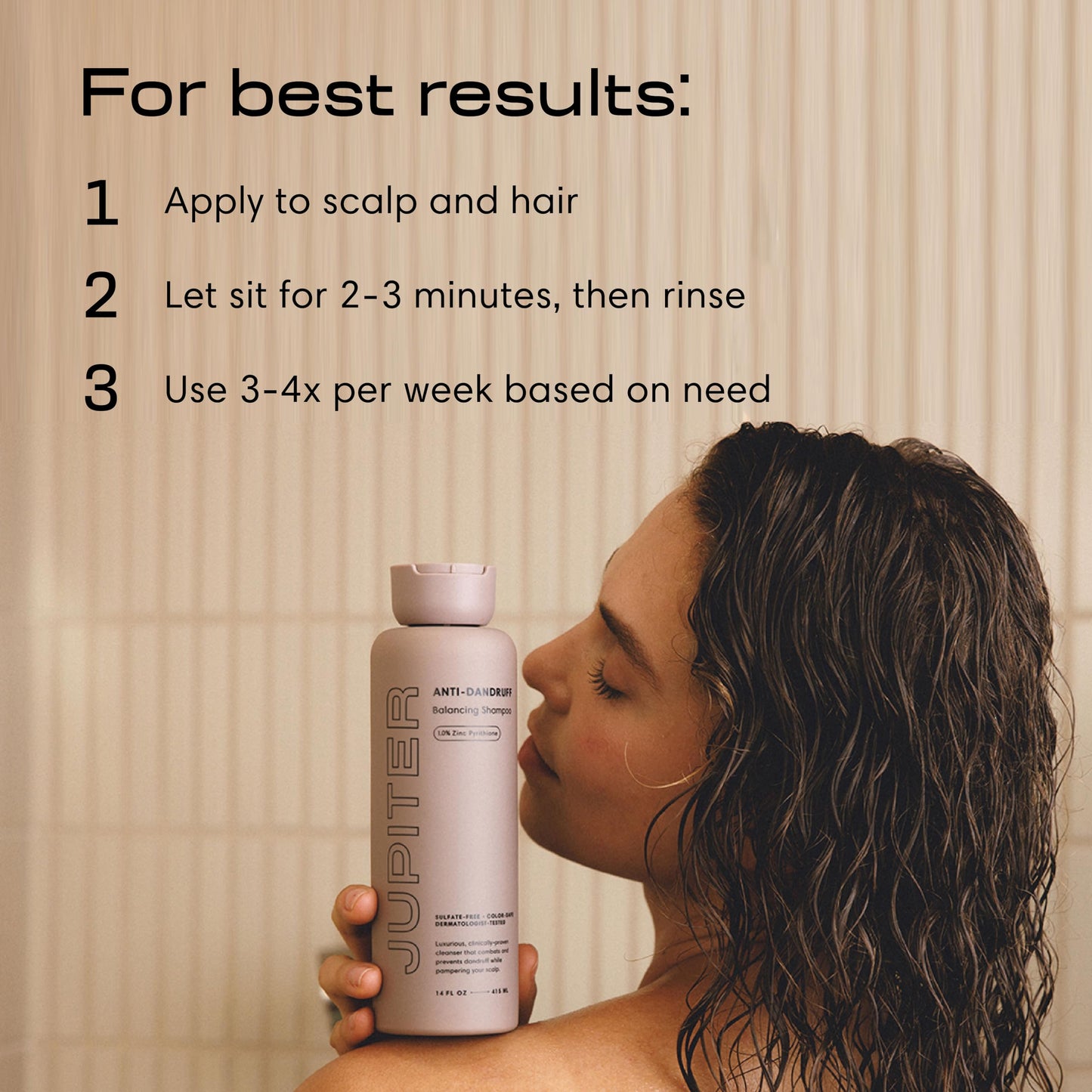 Jupiter scalp serum for men and women usage demo