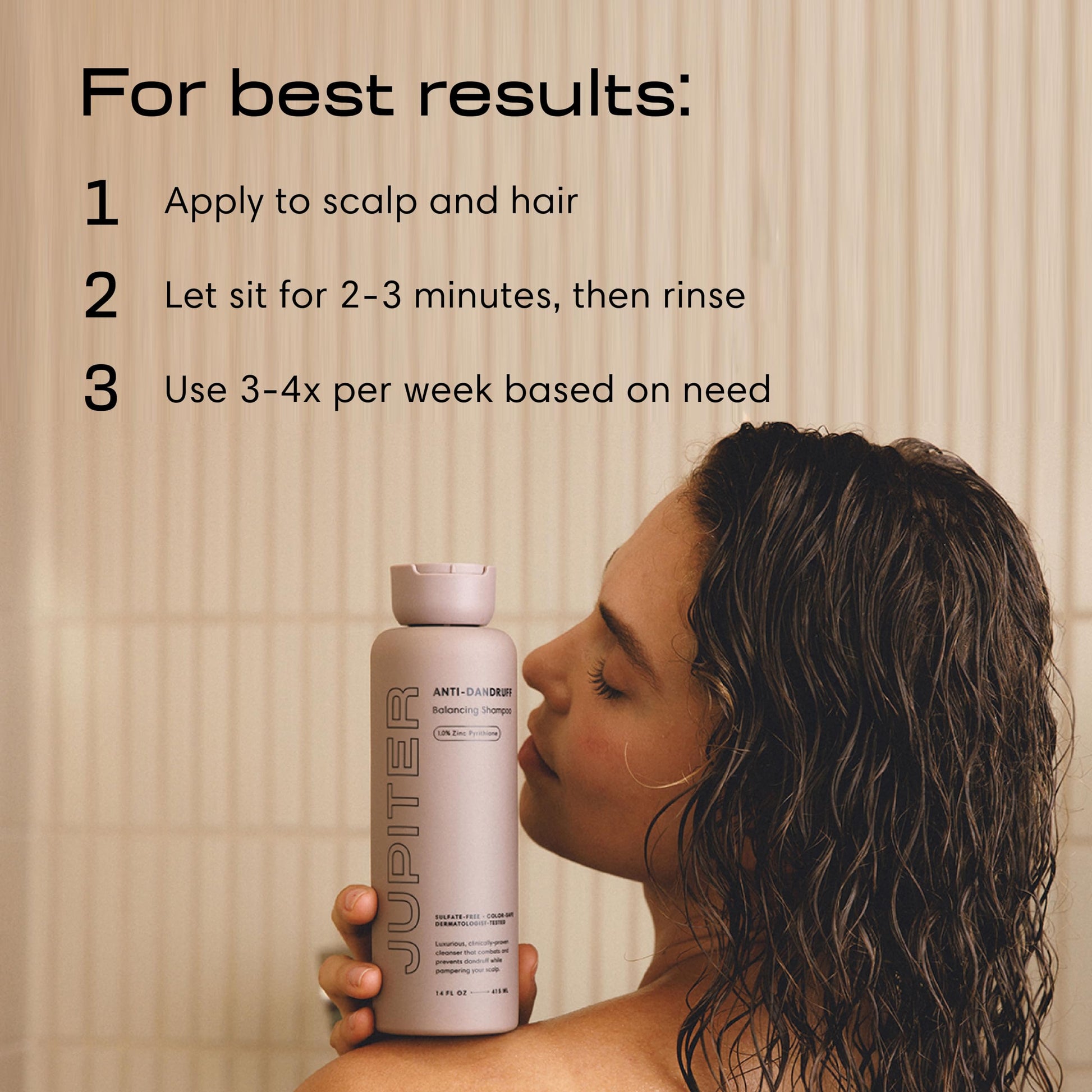 Jupiter scalp serum for men and women usage demo