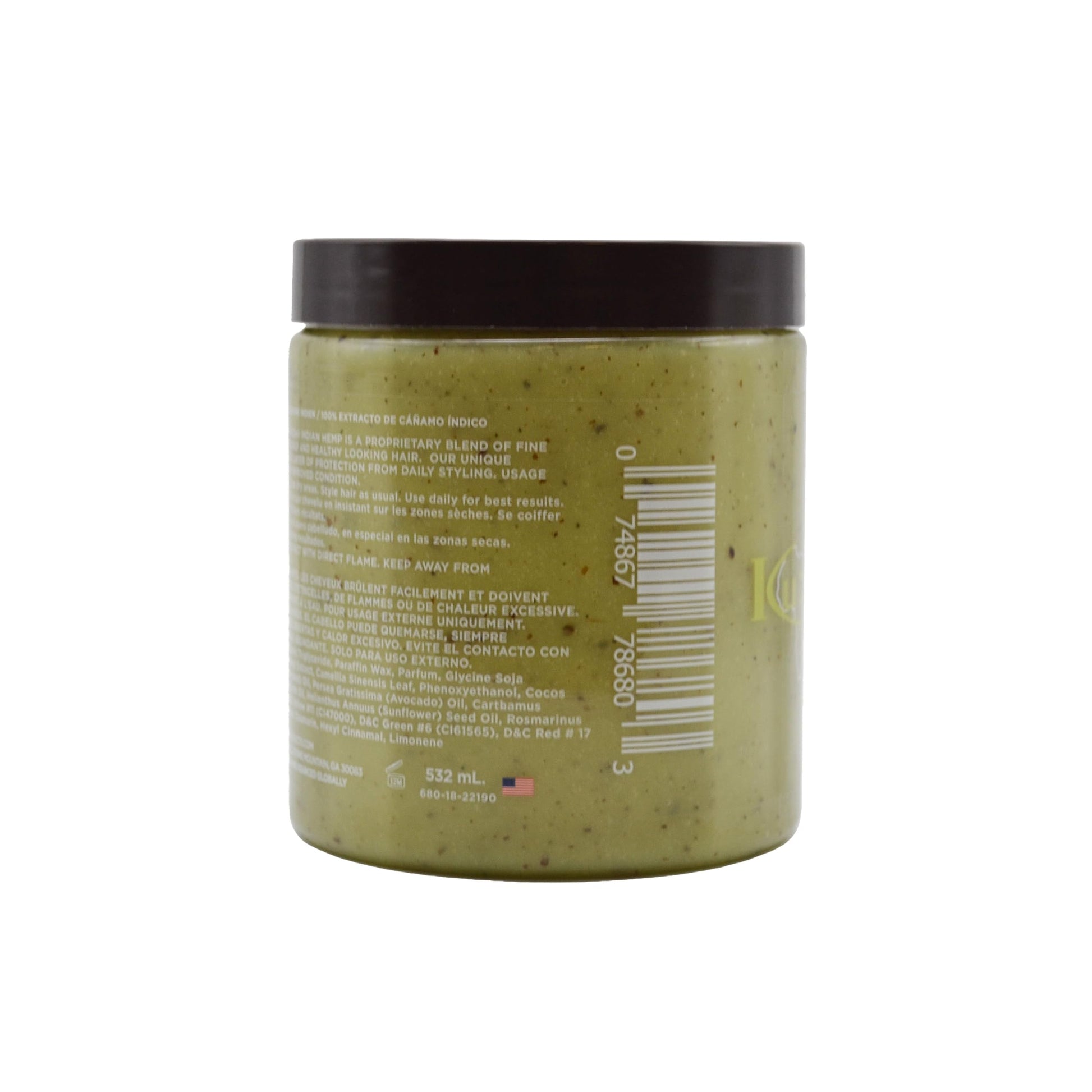 Kuza 100% Indian Hemp treatment jumbo size 18 ounce packaging