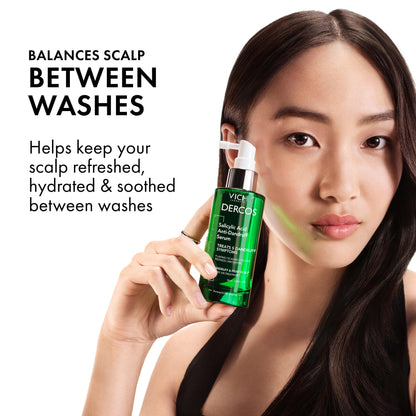 Authentic Vichy Dercos anti-dandruff treatment bottle