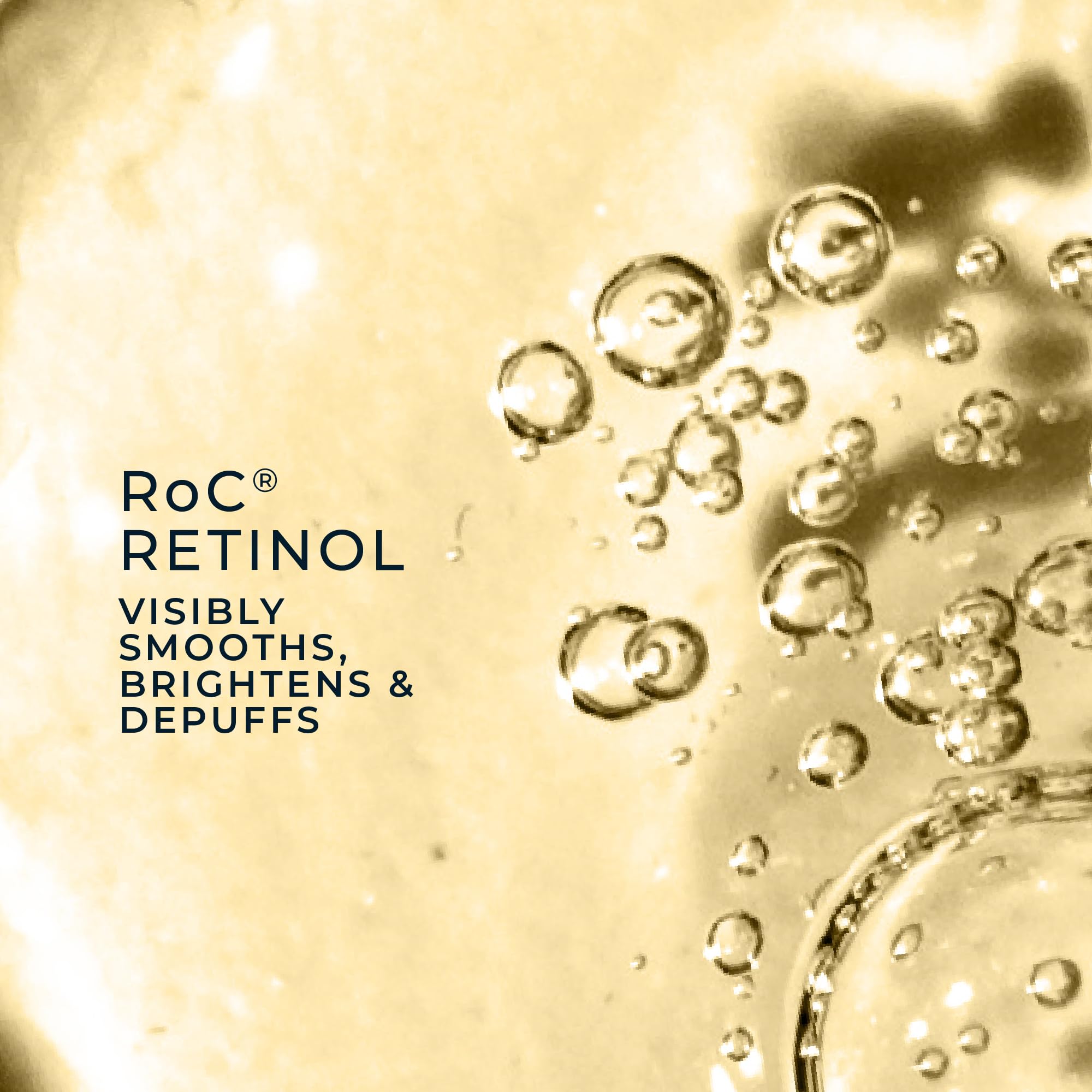 Back label of RoC Retinol Correxion Eye Cream showing usage instructions.