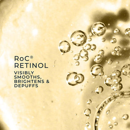 Back label of RoC Retinol Correxion Eye Cream showing usage instructions.