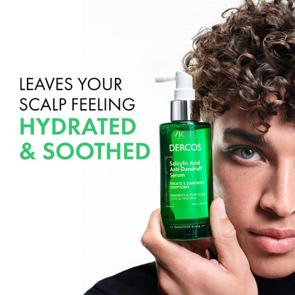Side profile of Vichy Dercos dandruff serum