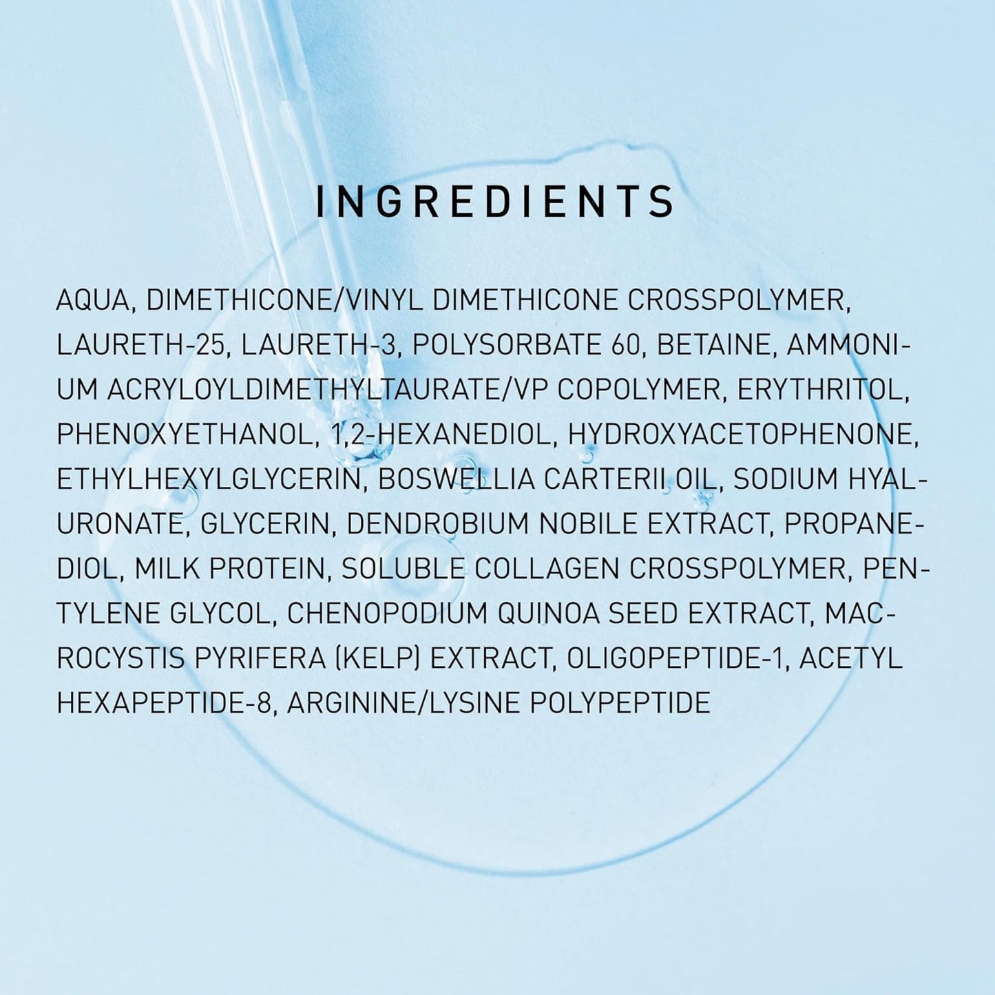 Rapid tightener and wrinkle filler cream container top perspective view