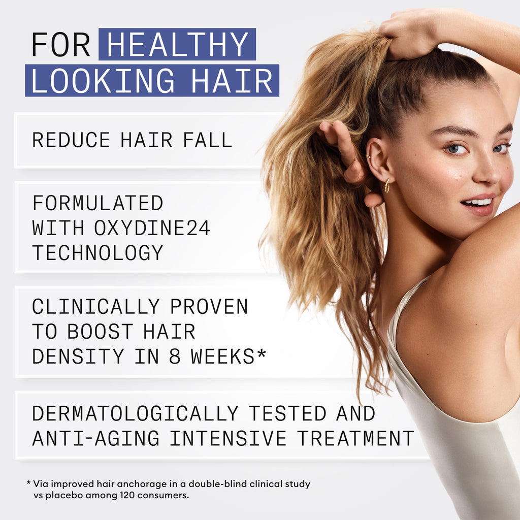Nioxin overnight hair thickening serum box and bottle layout