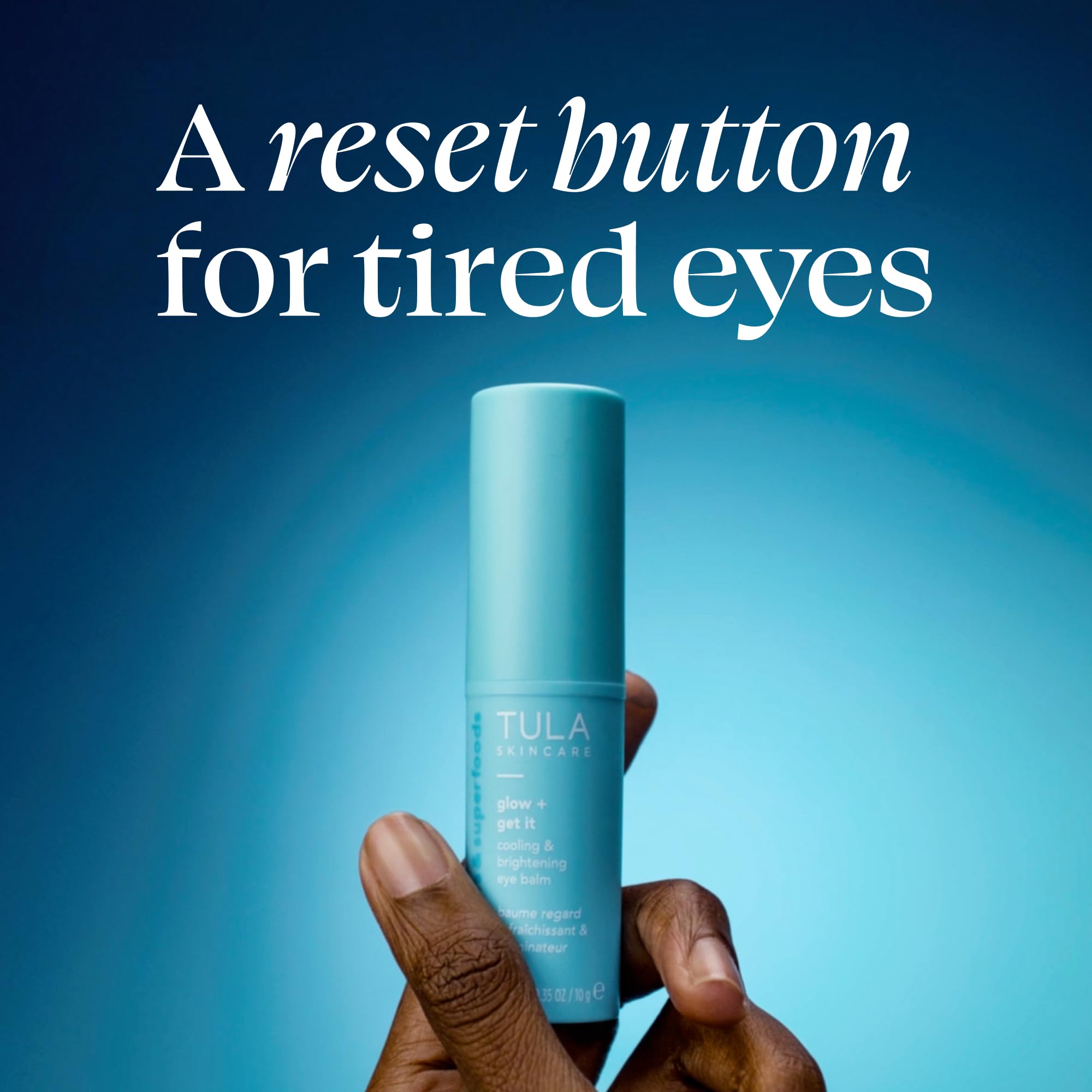 Tula eye balm dark circle treatment texture swatch