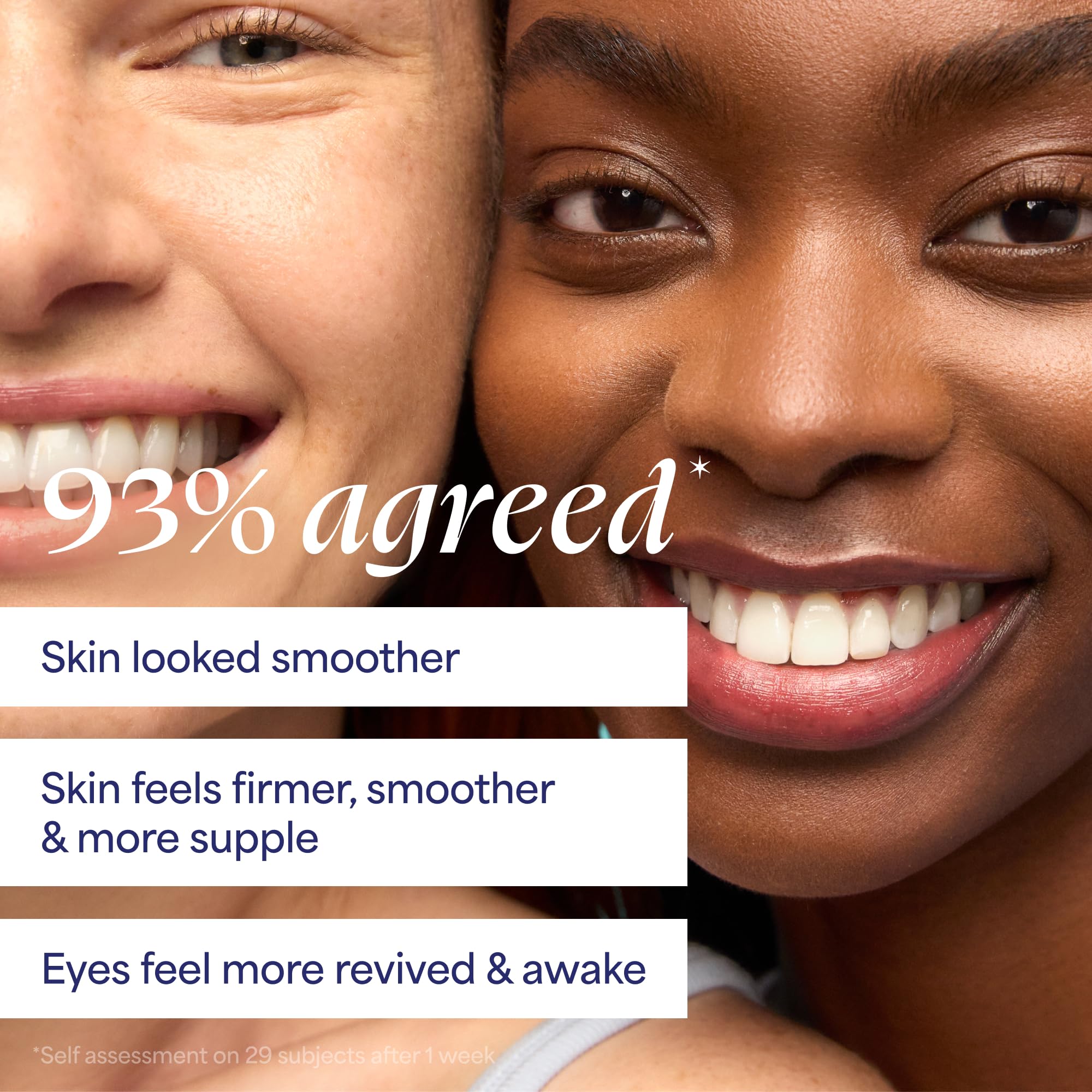 Tula glow and get it eye balm applied on skin