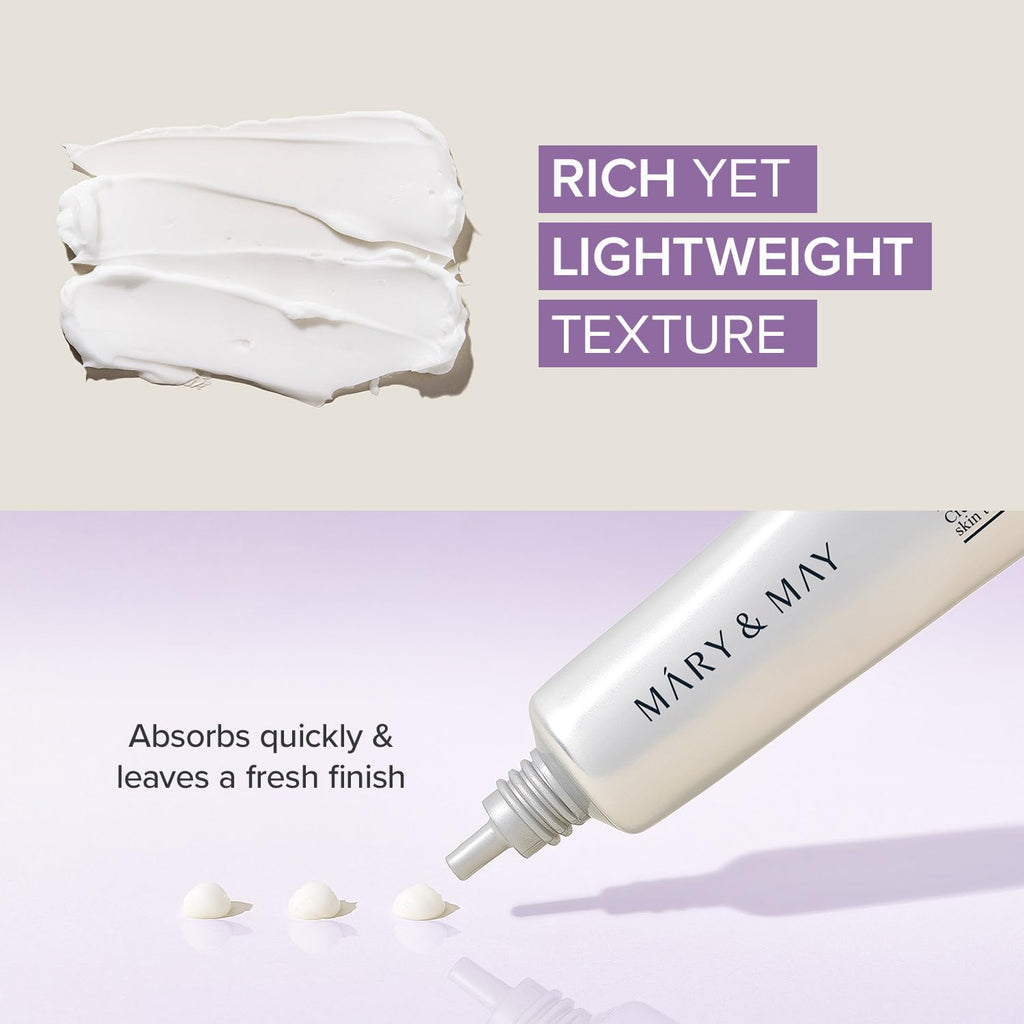 Mary And May Tranexamic Acid And Glutathione Eye Cream lifestyle skincare setup