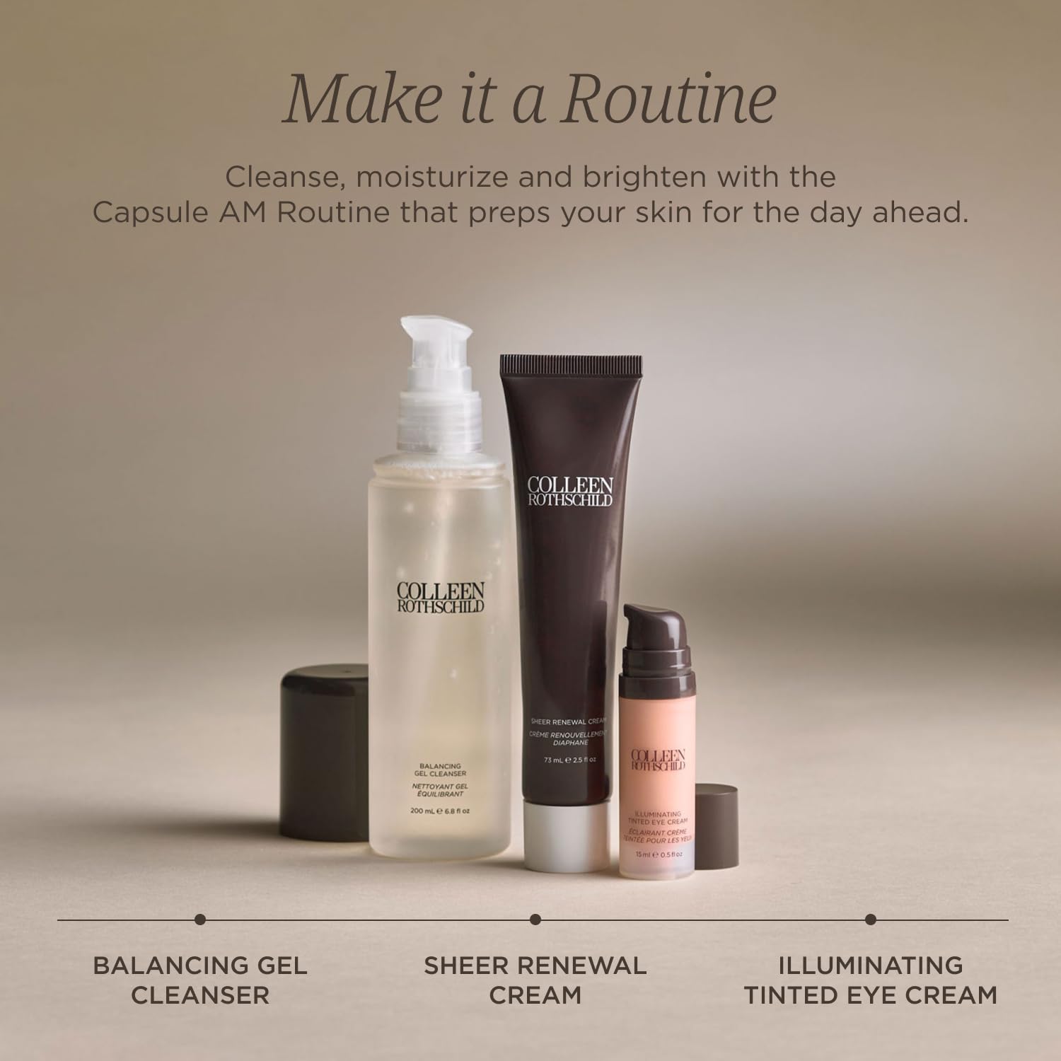 Authentic Colleen Rothschild eye cream packaging details