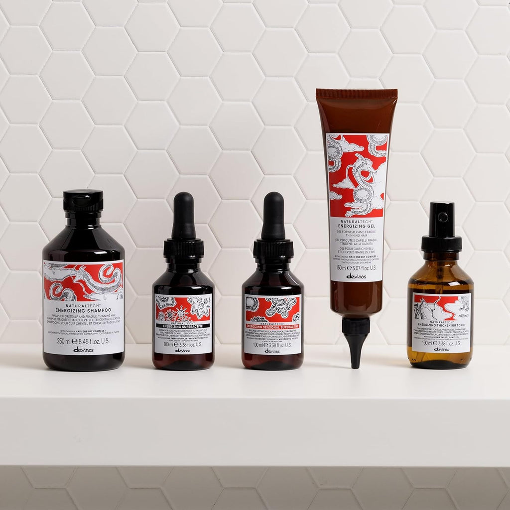 Davines Naturaltech Energizing treatment displayed upright on a clean surface