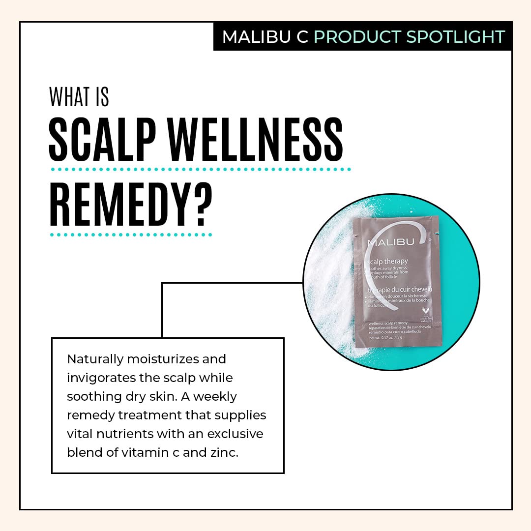 Malibu C Scalp Therapy Wellness Remedy vitamin C crystals