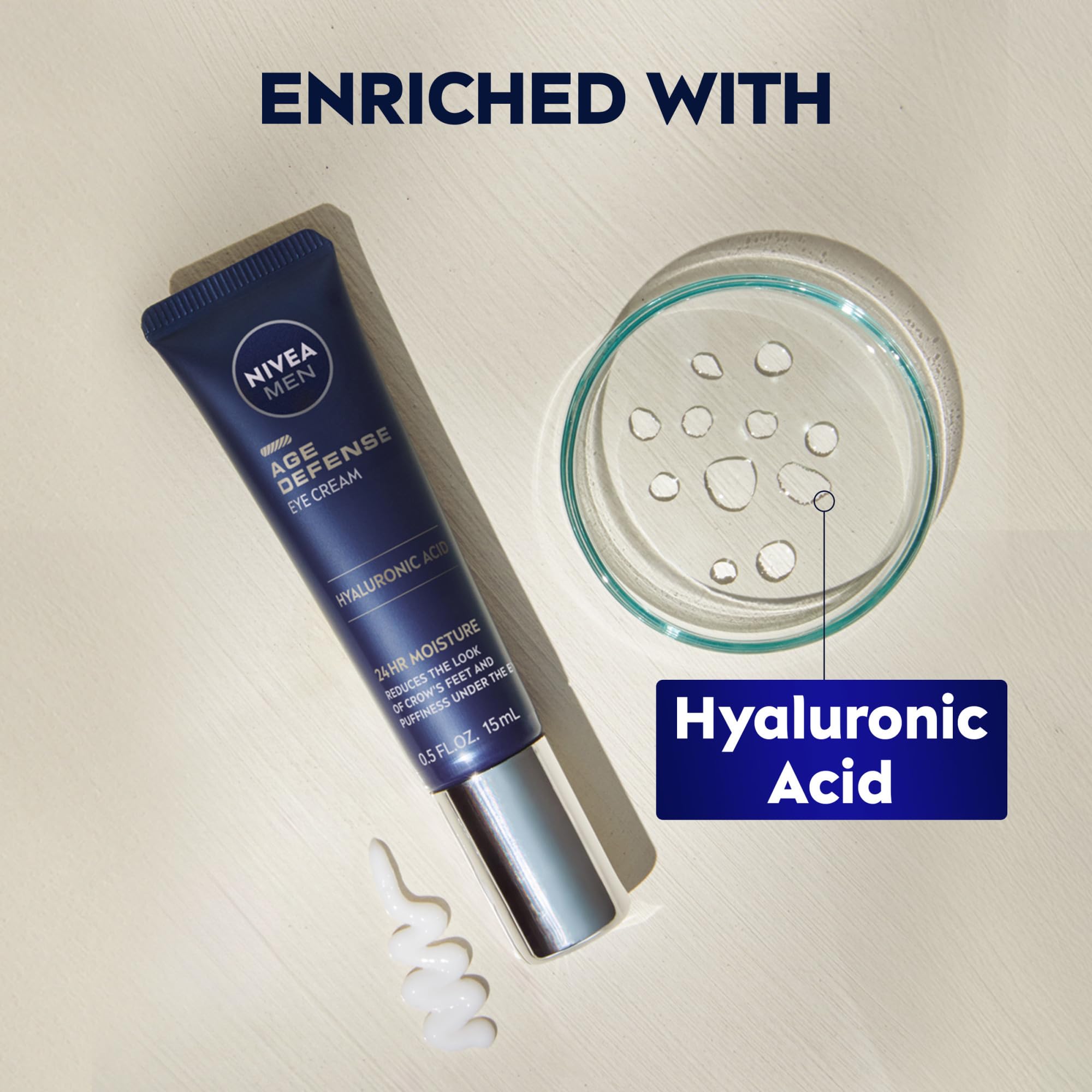 Fragrance-free anti-aging eye treatment for men by NIVEA.
