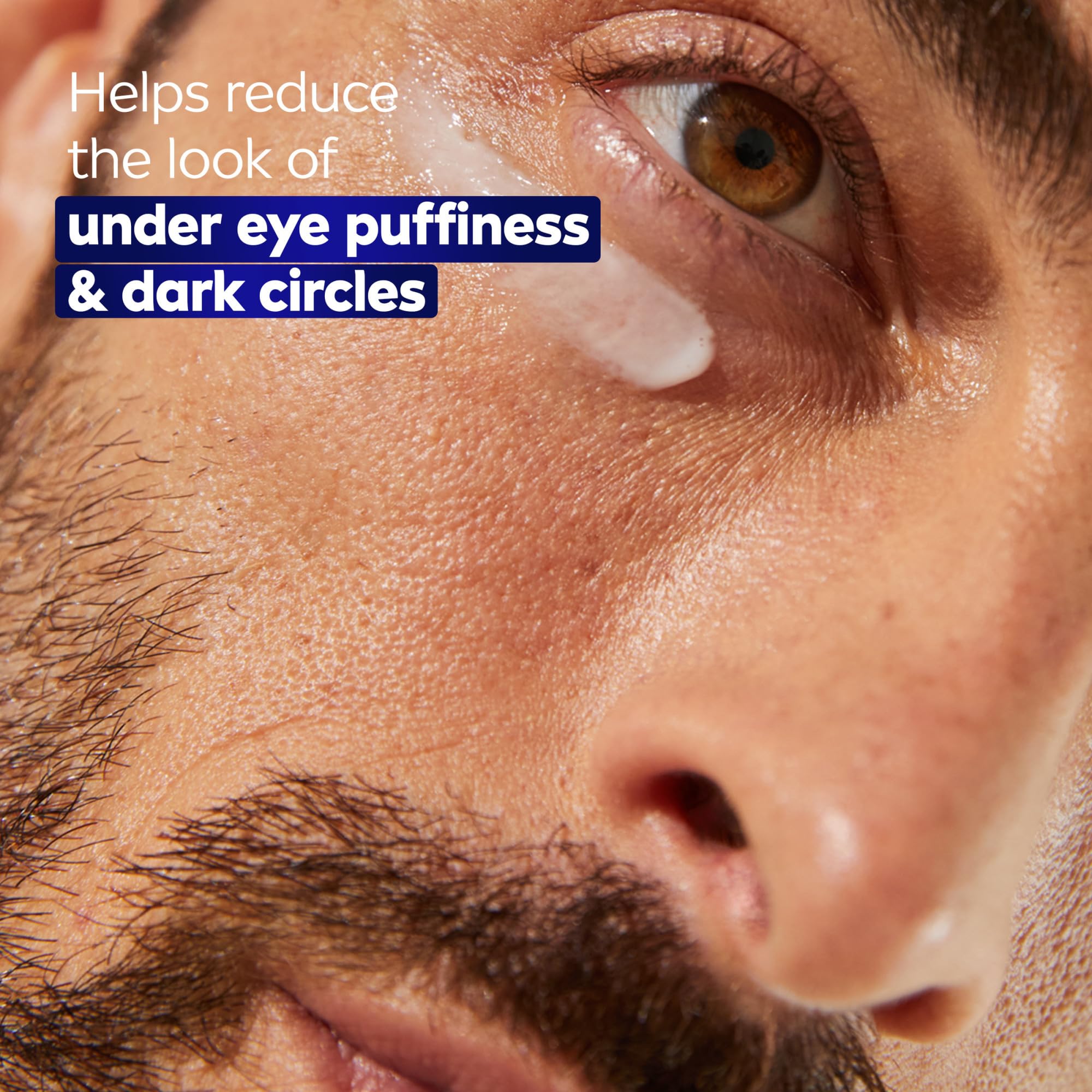 Close-up of the applicator tip on the NIVEA MEN under eye moisturizer.