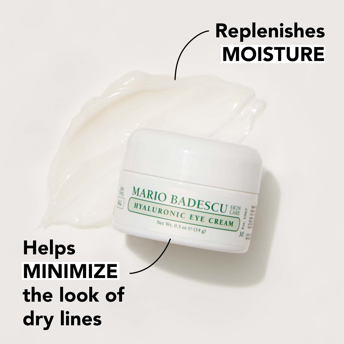 Mario Badescu eye cream 14 grams jar for under eye care