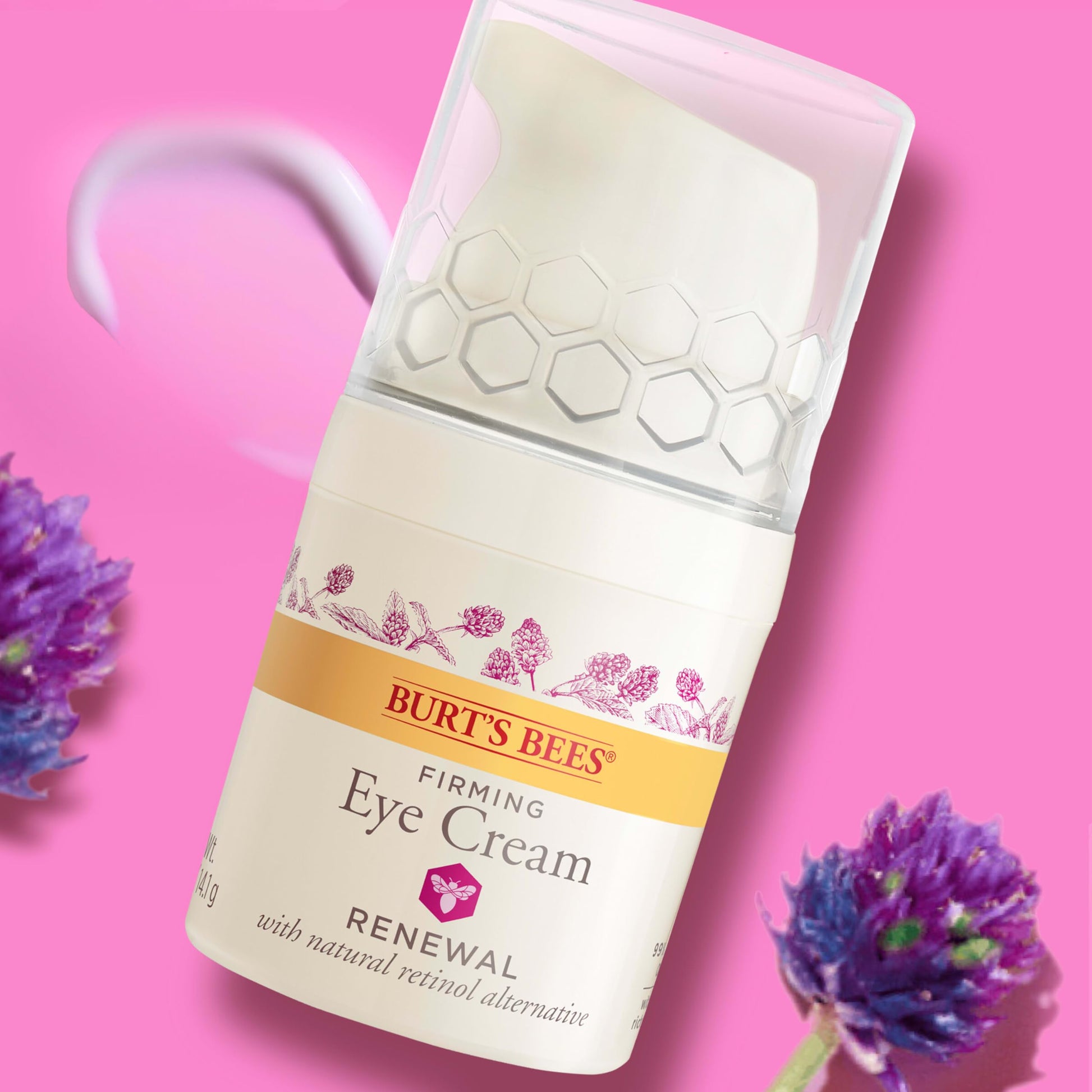 Burt's Bees bakuchiol and vitamin E eye moisturizer for morning and evening application