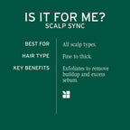 Biolage Scalp Sync Purifying Concentrate bottle standing upright on clean surface
