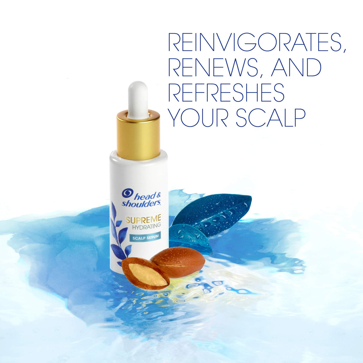 Head And Shoulders Supreme Hydrating Scalp Serum back label instructions