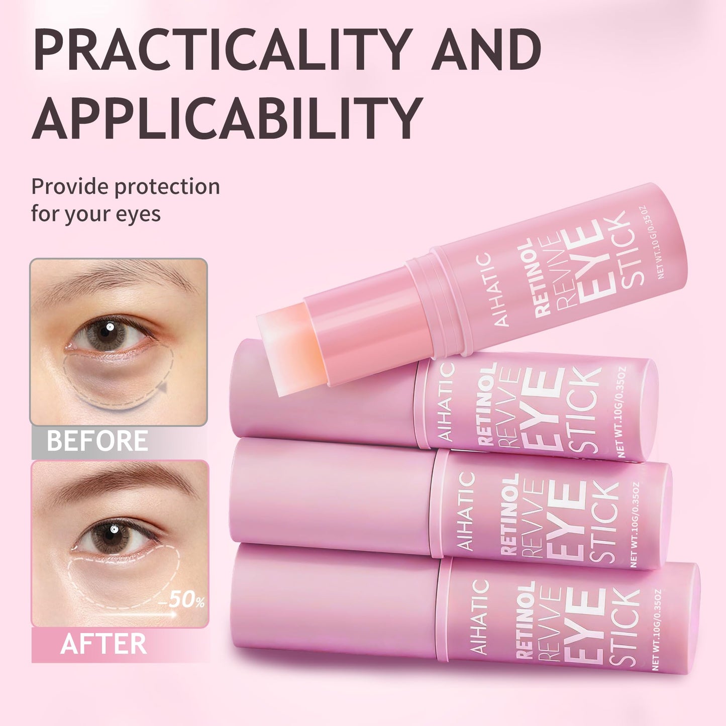 Velamo Advanced under eye balm treatment for sensitive skin side view packaging