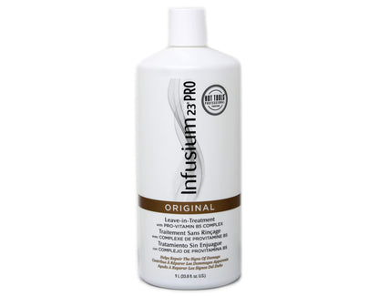 Two pack Infusium 23 hair treatment bottles for damaged hair