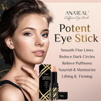 Anareal eye brightener stick showing nude balm texture