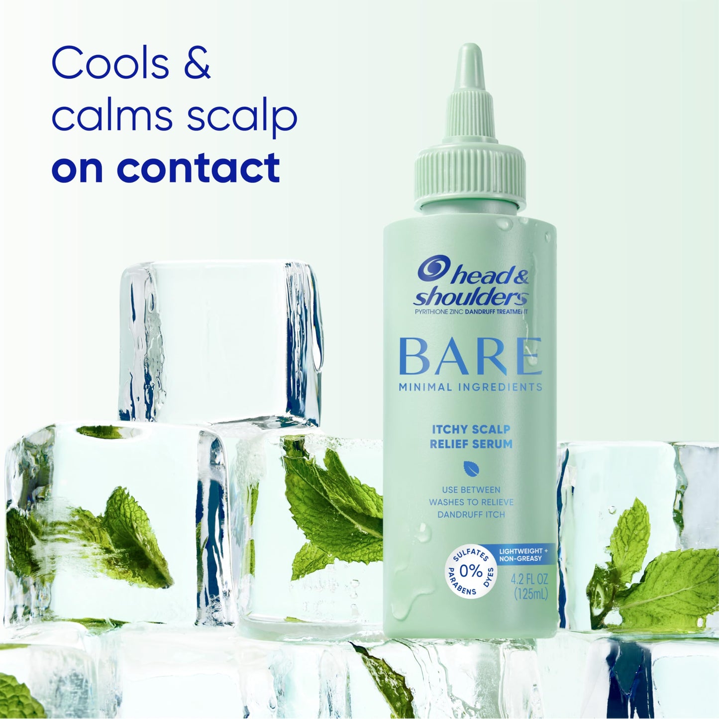 Head And Shoulders Bare Scalp Relief Serum packaging back view
