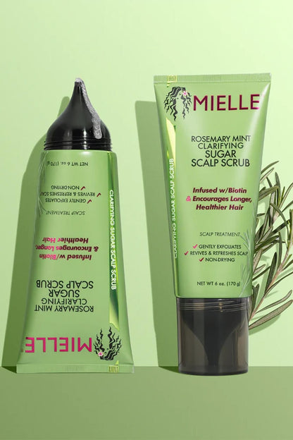 Mielle Organics Rosemary and Mint Scalp Scrub ingredients label