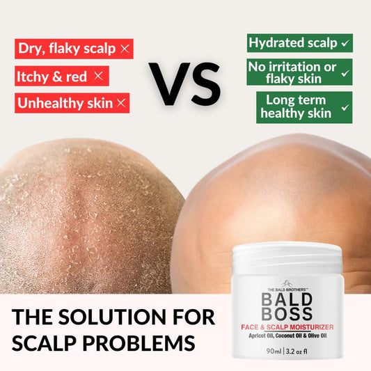 The Bald Brothers mattifying scalp moisturizer 90 milliliters packaging