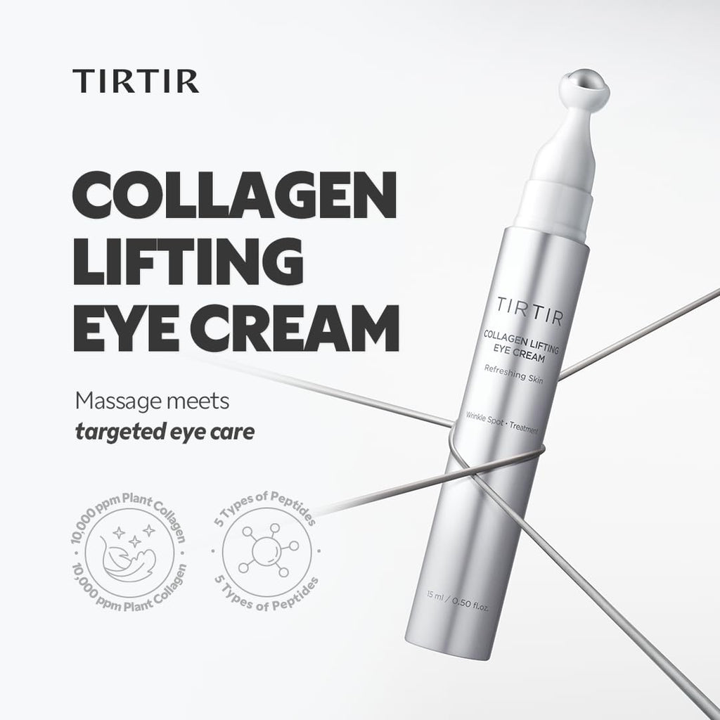 TIRTIR anti aging eye treatment tube in hand