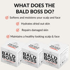 The Bald Brothers Bald Boss Mattifying Moisturizer container displayed on a clean surface