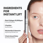 TIRTIR collagen eye cream texture and formula swatch