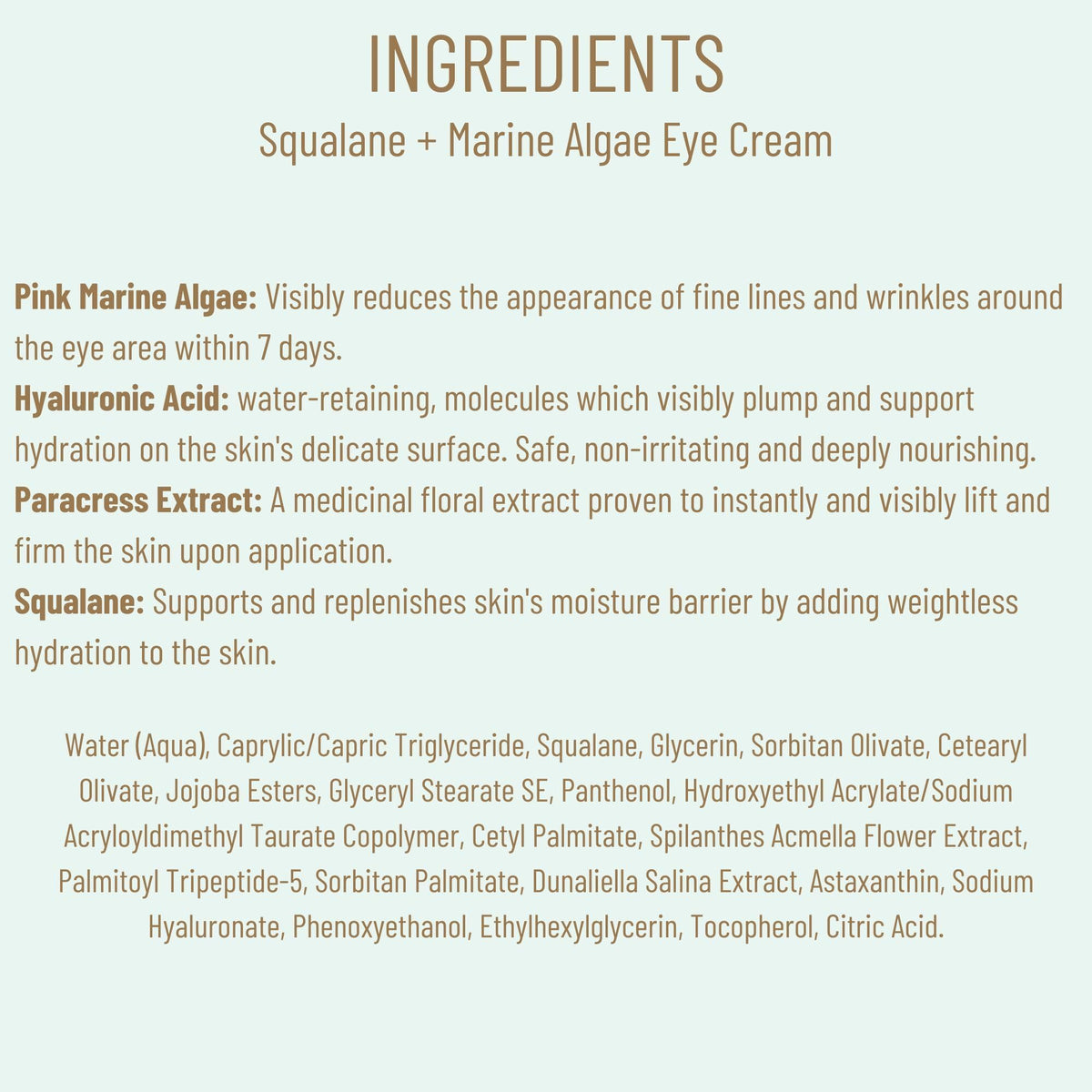 Biossance Squalane And Marine Algae Eye Cream travel size view