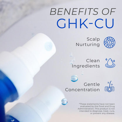 Close up of Neurogan GHK-Cu copper peptide spray nozzle
