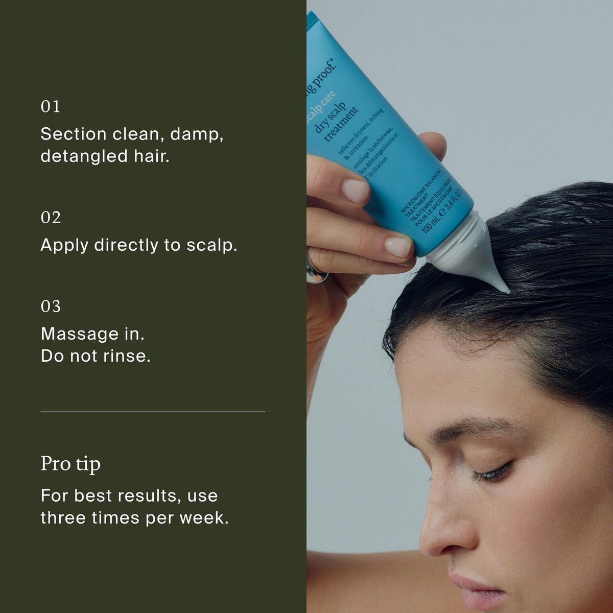 Living Proof Scalp Care Dry Scalp Treatment cap open view