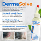 Dermasolve psoriasis scalp oil packaging showing size and brand