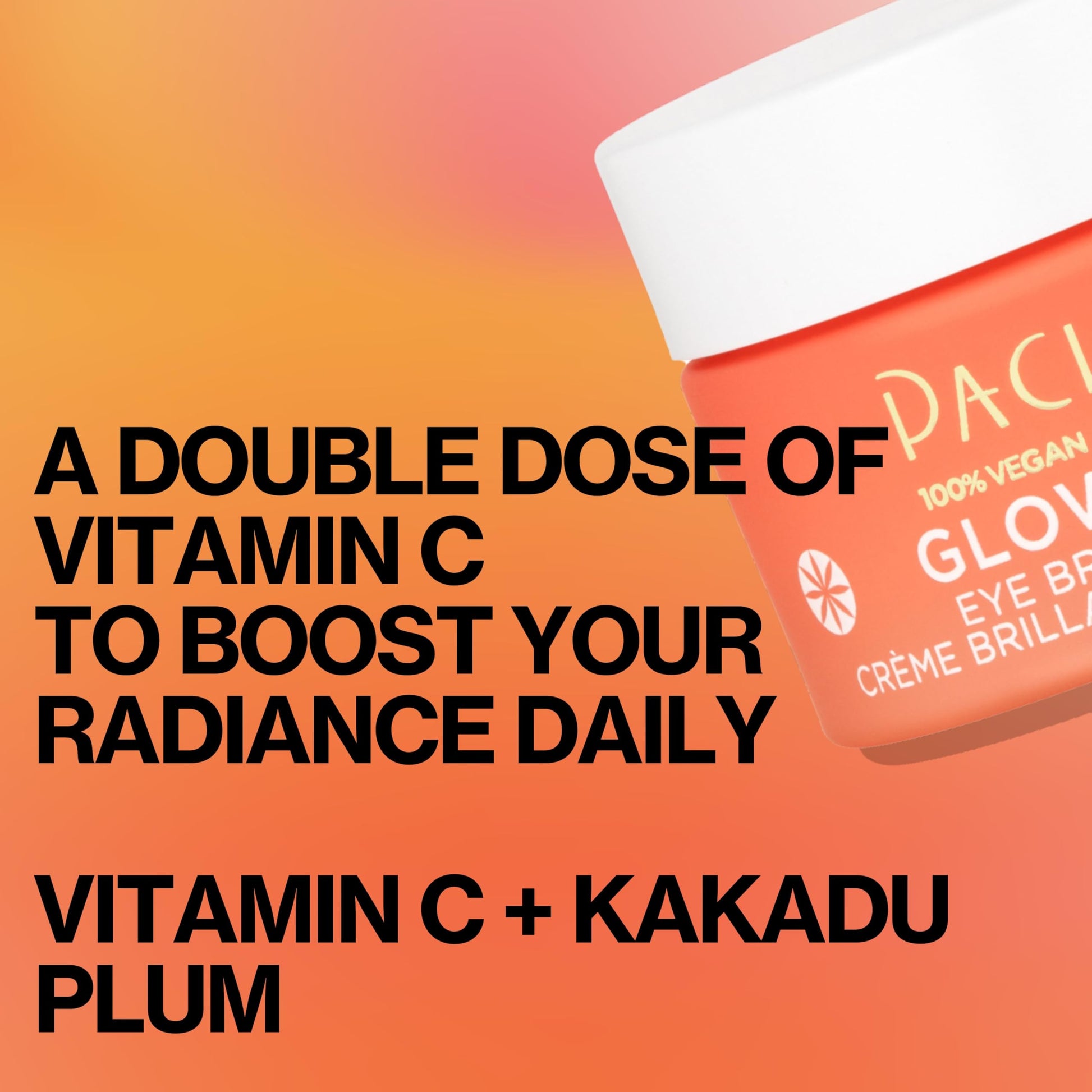 Dermatologist tested clean skincare Pacifica eye cream with hyaluronic acid
