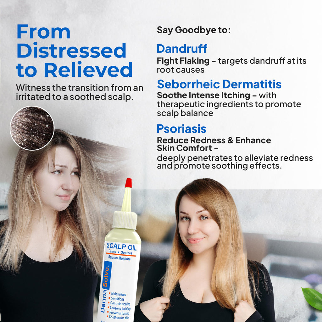 Dermasolve dermatologist approved scalp relief formula bottle