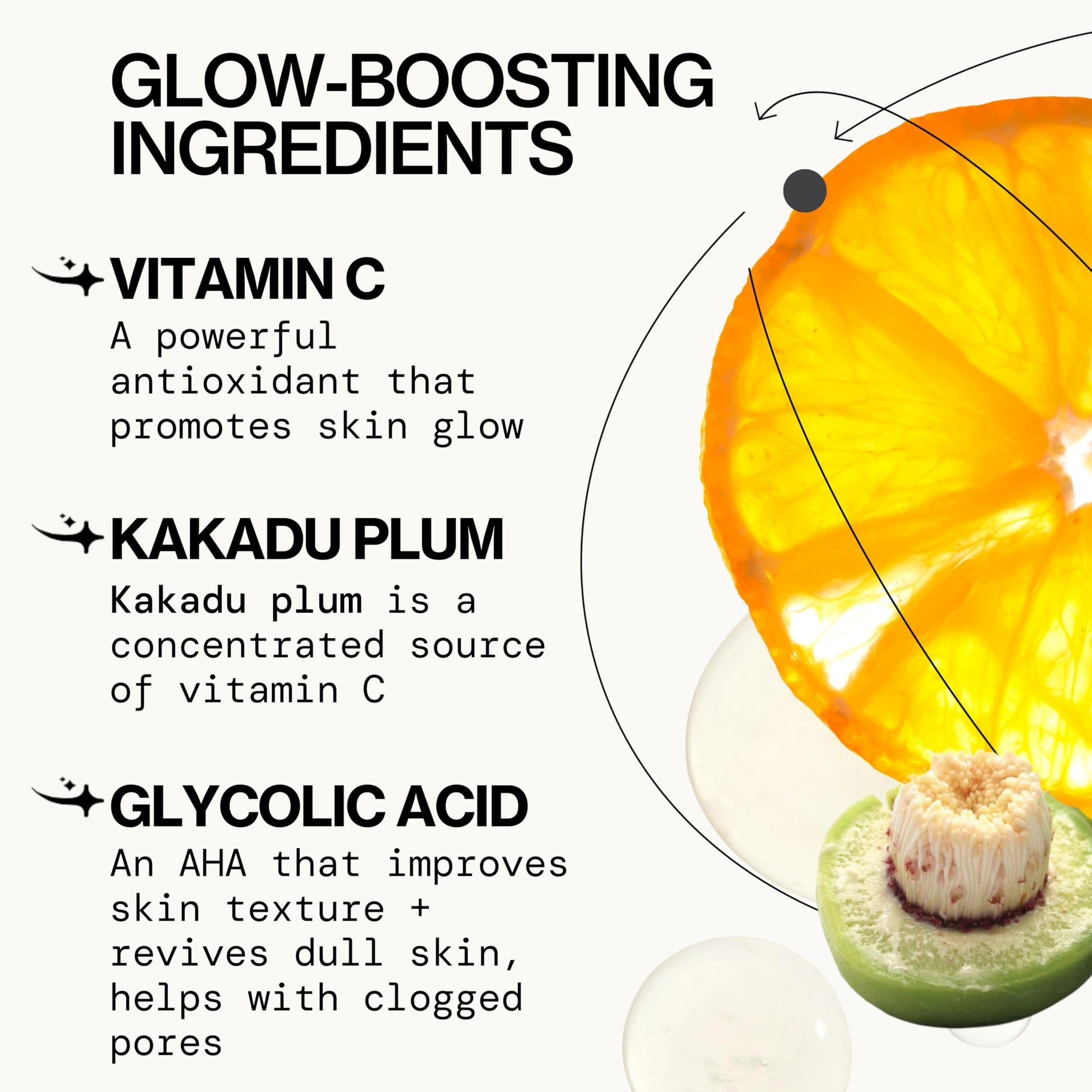 Pacifica Glow Baby brightening formula cream texture close up
