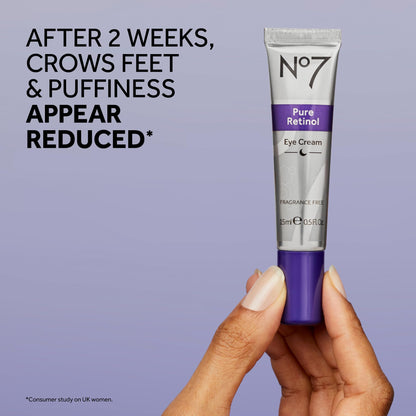 No7 anti puffiness eye care treatment cream with shea butter