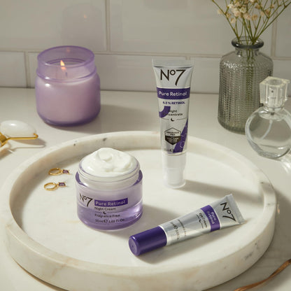 No7 beauty hydrating under eye cream tube on professional background