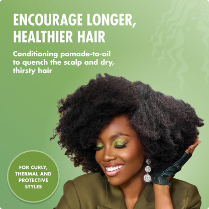 Product container showing Mielle Rosemary Mint strengthening benefits