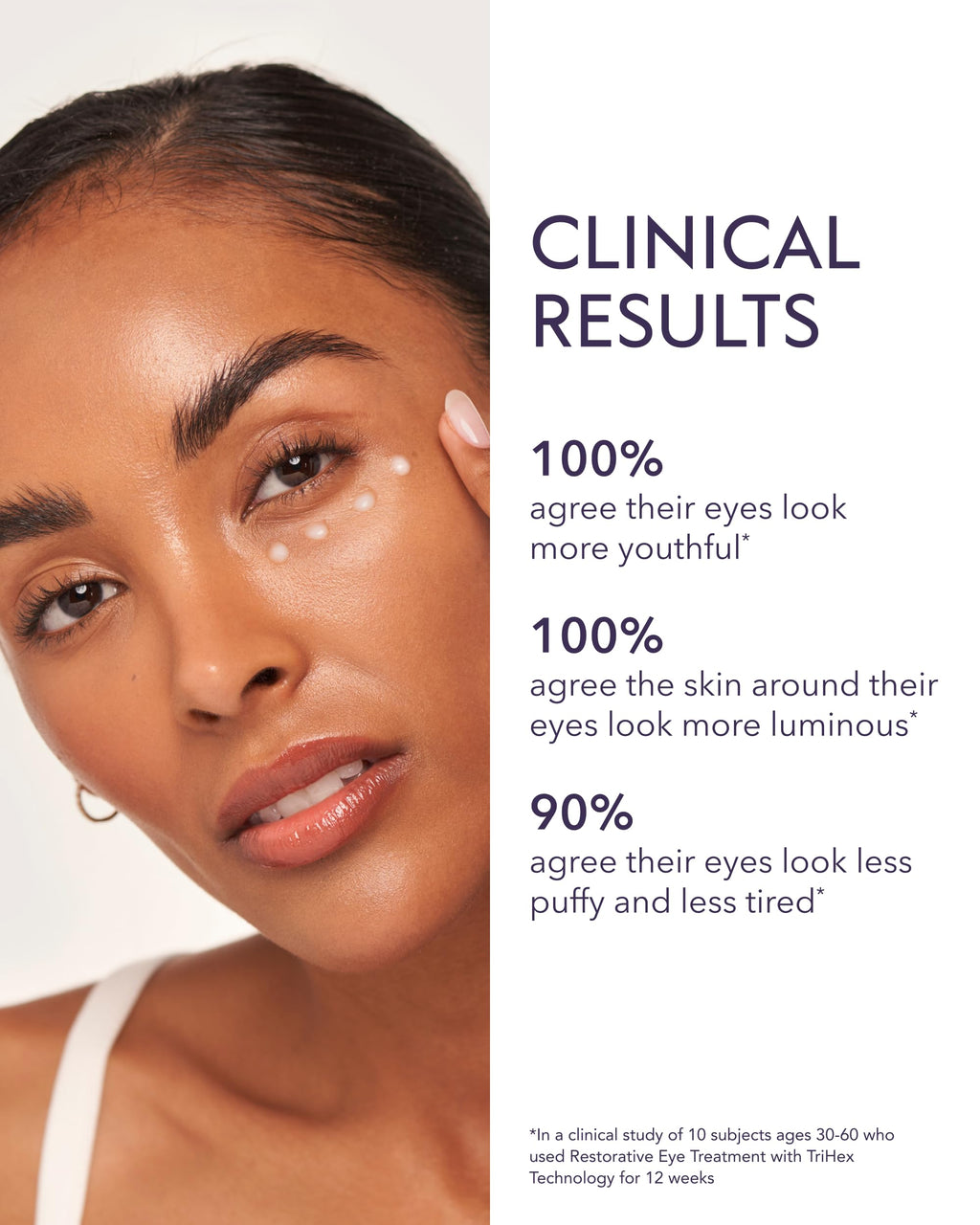 Alastin Skincare Restorative Eye Complex texture application sample