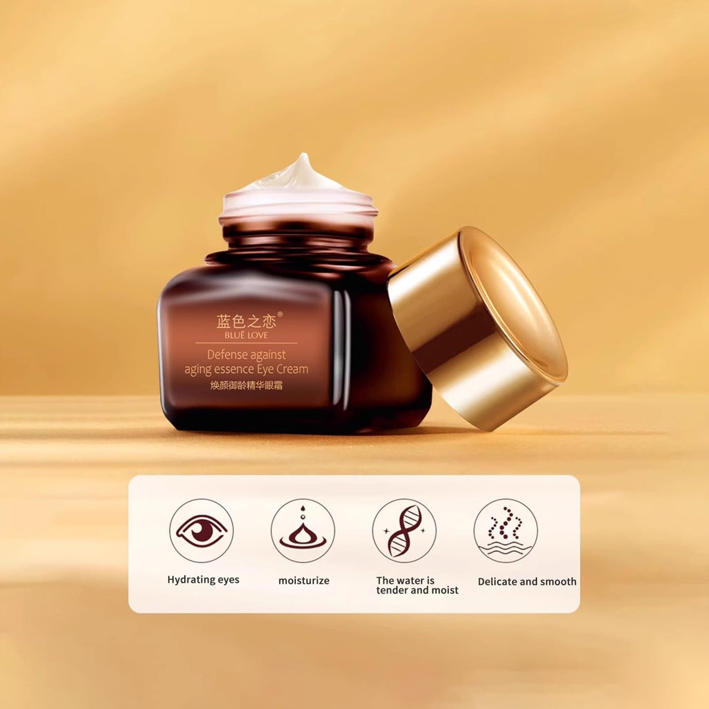 Authentic USA imported Blue Love eye cream for puffiness and tired eyes