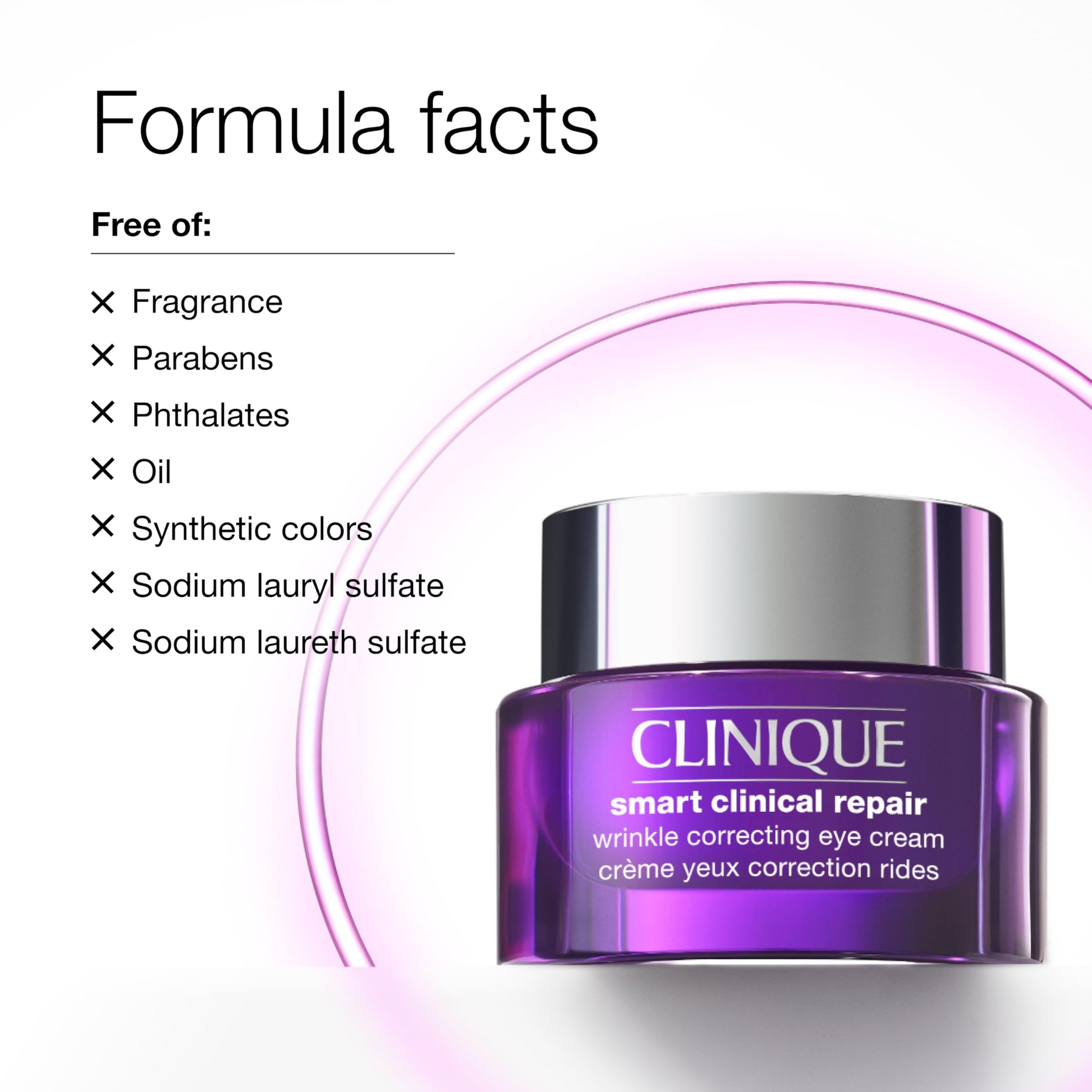 Hyaluronic acid and peptide infused eye cream by Clinique